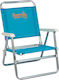 TnS Small Chair Beach Aluminium Turquoise 62x55x71cm
