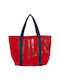 Vilebrequin Υφασμάτινη Τσάντα Θαλάσσης Κόκκινη