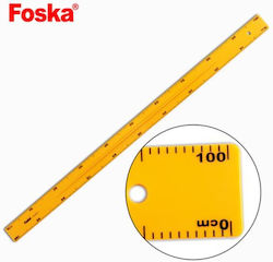 Foska Plastic Orange Ruler Foska Plastic Orange Ruler