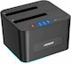 Fideco Fideco Docking Station pentru 2 Hard Disk-uri SATA 2.5" / 3.5" cu conectivitate USB 3.0 (YPZ04-S2-U3)