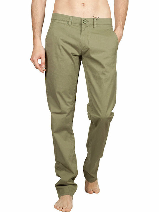 Gnious Trousers Chino Elastic Khaki