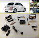 Clever Car Parking System with Camera / Screen / Buzzer and 4 Sensors 2.2mm in Black Color