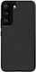 Nillkin Synthetic Fiber Umschlag Rückseite Silikon Schwarz (Galaxy S22+ 5G) 028670