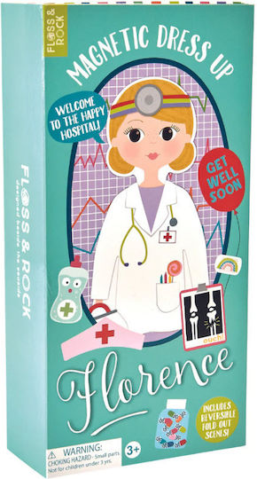 Floss & Rock Μαγνητικό Παιχνίδι Κατασκευών Florence Dress Up για Παιδιά 3+ Ετών