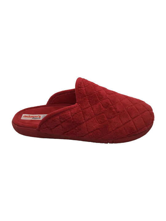 Adam's Shoes Winter Damen Hausschuhe in Rot Farbe