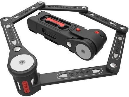 Zefal K-Traz F16 Bicycle Folding Lock with Key Black