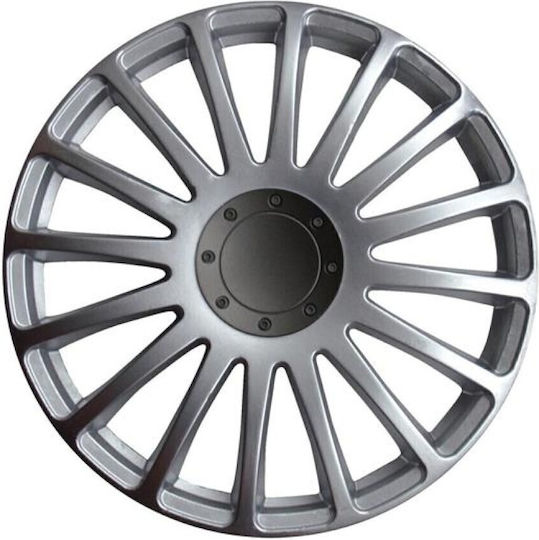 Simoni Racing Σετ Τάσια Αυτοκινήτου Grand Prix 4τμχ 15" Γκρι