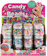 Graffiti Jewelry Jar with Beads (Various Designs/Assortment of Designs) 1pc