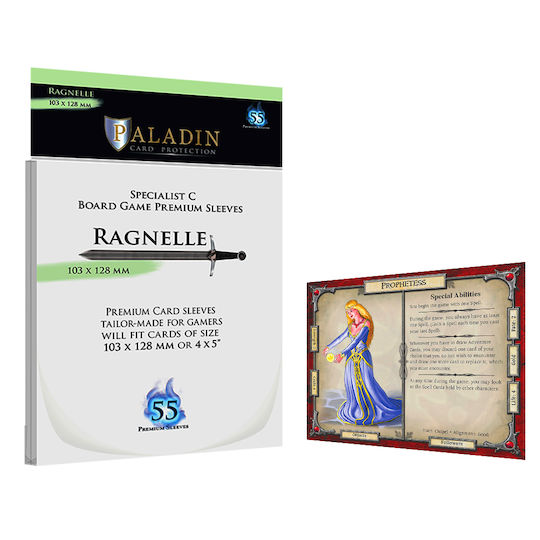 Board & Dice Paladin - Ragnelle Premium Specialist C Card Sleeves 55τμχ Green