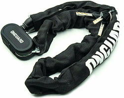 OnGuard Fastlock 120cm Motorcycle Anti-Theft Chain with Lock in Black