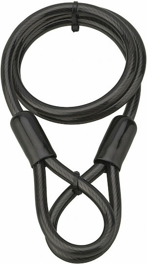 Thirard Motorrad-Diebstahlsicherungsrolle mit Länge 120cm Motorradkettenschloss mit Bolzendurchmesser 10mm Schwarz Farbe