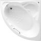 Acrilan Starline Acrylic Corner Bathtub 125x125cm