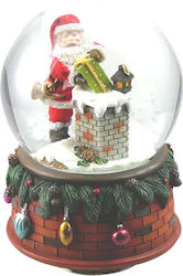 Christmas Snowball with Santa Claus 10cm