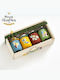 Parisis Christmas Wood Candle 30x15cm