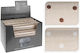 JK Home Decoration Ύφασμα Διακόσμησης 28x250εκ. ΜΠεζ 2 τμχ