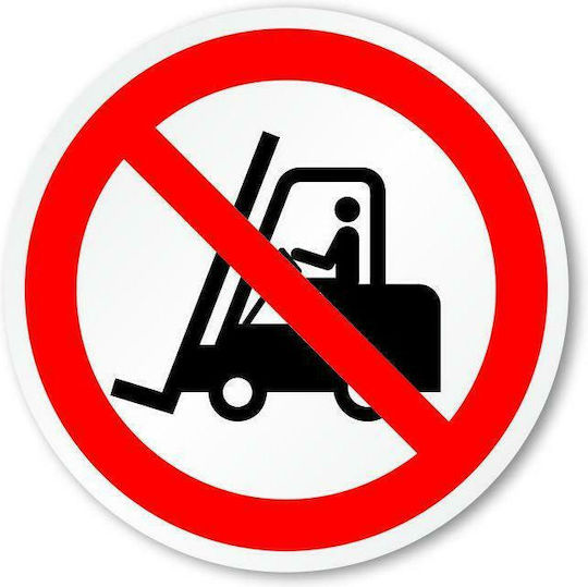 Schild Selbstklebend PVC Verbot 20x20cm