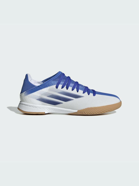 X Speedflow 3 IN Kids Soccer Cleats Indoor Cloud White / Legacy Indigo / Hi-Res Blue