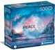 Puzzle Albastru Deschis Peace 2D 500 Piese