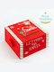Parisis Weihnachtliche Holz Figur Box Rot Länge 32cm