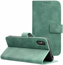 Forcell Tender Synthetic Leather Wallet Green (Redmi 9A / 9AT)