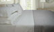 Homeline Kingsize-Hoteldecke Matelasse Gray 260x300cm 10Stück Sydey