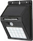 Rabalux Wall Mounted Solar Light 1.3W 100lm Natural White with Motion Sensor IP65
