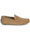 Jack & Jones Suede Ανδρικά Loafers Taupe