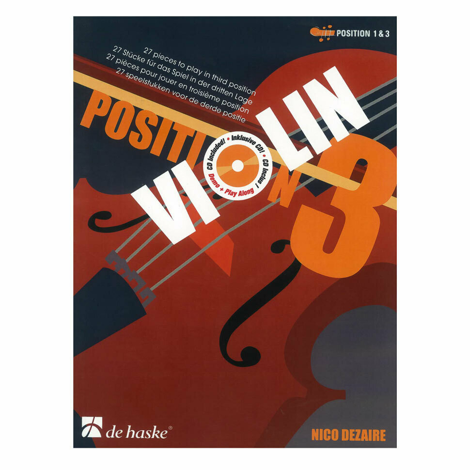 De Haske Dezaire Violin Position 3 Παρτιτούρα για Βιολί + CD Skroutz.gr
