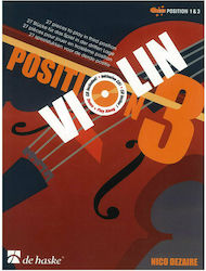 De Haske Dezaire Violin Position 3 Παρτιτούρα για Βιολί + CD