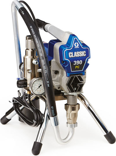 Graco Classic 390 PC Stand Elektrische Farbspritzpistole mit Behälter 2Es