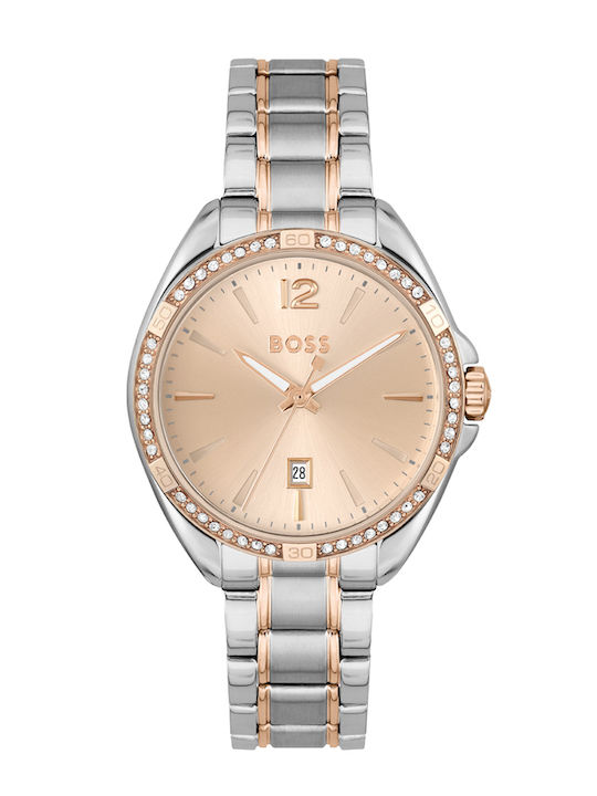 Boss Felina Women's Watch with Silver Metal Bracelet