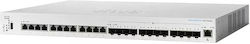 Cisco CBS350-24XTS Verwaltet L3 Switch mit 12 Ports Gigabit (10Gbps) Ethernet und 12 SFP Ports