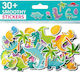 Global Gift Smoothy Dinosaurs Decorative Sticker for DIY Crafts 30pcs 15x8cm