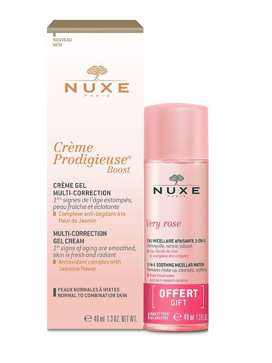 Nuxe Prodigieuse Boost Multi Correction Hautpflegeset für Feuchtigkeitsspendend & Gesichtsreinigung 2Stück