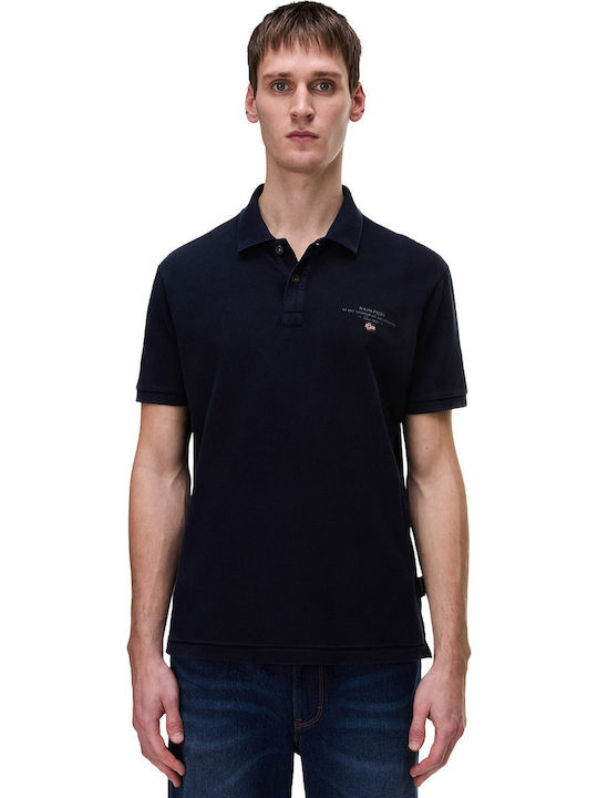 Napapijri Elbas 4 Polo T-Shirt Navy Blue