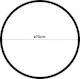 Reinhart Black Rhythmic Gymnastics Hoop Ø70cm