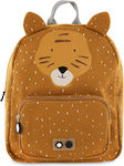 Trixie Mr. Tiger Σχολική Τσάντα Πλάτης Νηπιαγωγείου σε Πορτοκαλί χρώμα