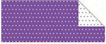 Ursus Cardboard Polka Dot Double Sided Purple 50x68cm