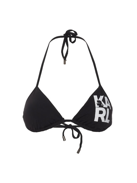 Karl Lagerfeld Bikini Τριγωνάκι Μαύρο