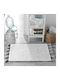 Douceur d'Intérieur Bath Mat Cotton Minatis 1801628 White / Grey 50x80cm