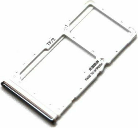 Βάση Κάρτας Sim & SD Μαύρο για Redmi Note 8 Pro
