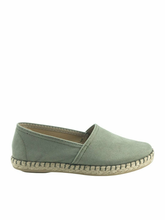 Women's Fabric Espadrilles Khaki