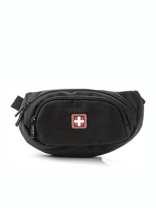 Swiss Bags Τσαντάκι Μέσης Μαύρο