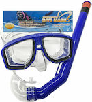 Summertiempo Μάσκα Θαλάσσης με Αναπνευστήρα σε Μπλε χρώμα