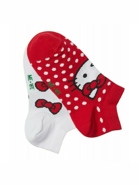 ME-WE Girls 2 Pack Ankle Socks Multicolour