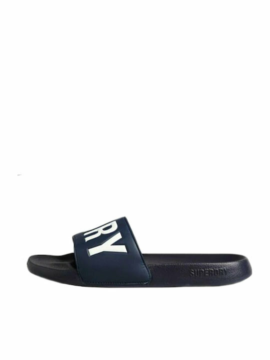 Superdry Ανδρικά Slides Μπλε
