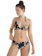 O'neill Set Bikini Triunghi Floral Negru