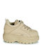 London Damen Chunky Sneakers Beige
