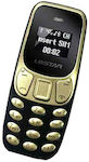 L8STAR BM10 Mini Dual SIM Mobile Phone with Buttons Black / Gold