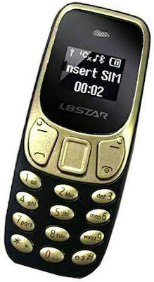 L8STAR BM10 Mini Dual SIM Mobil cu Butone Black / Gold